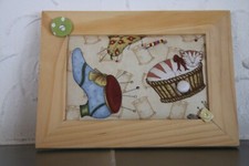 kl. Bilderrahmen Holz mit