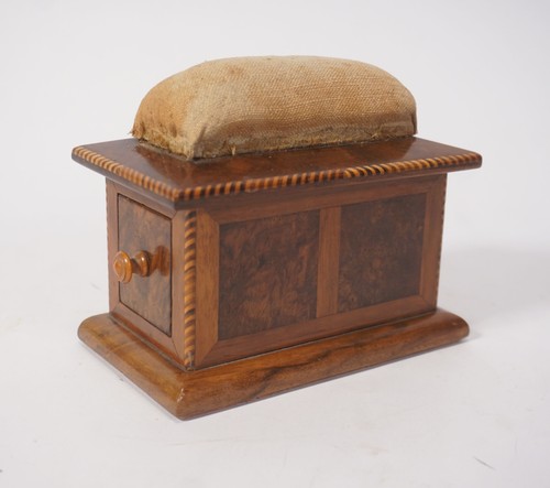 Antikes biedermeier nähkissen - biedermeier,