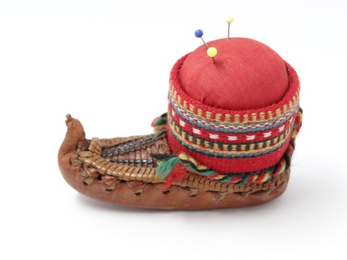 Leder nadelkissen schuh - leder, nadelkissen,schuh
