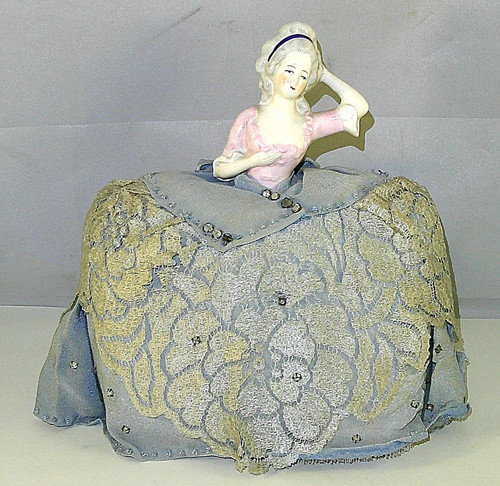 Alte teepuppe half doll - alte,