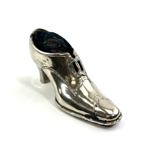 Vintage nadelkissen damenschuh - nadelkissen,