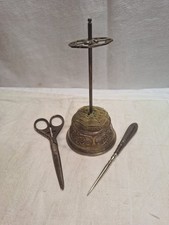 uralt Nadelkissen Ständer