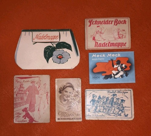 Antike nadelsets nadelmappen - 6,