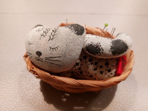 Vintage katze korb - katze, im