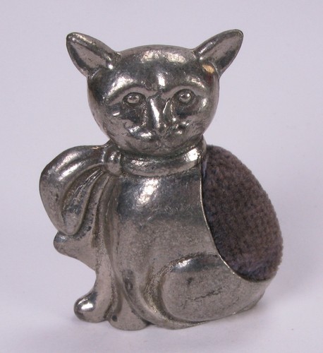 Nadelkissen katze metall 5 - metall, ca