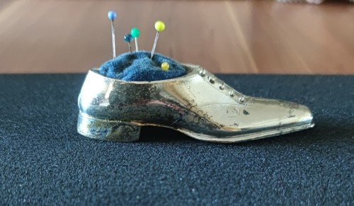 Antikes nadelkissen schuh - antikes, "schuh"